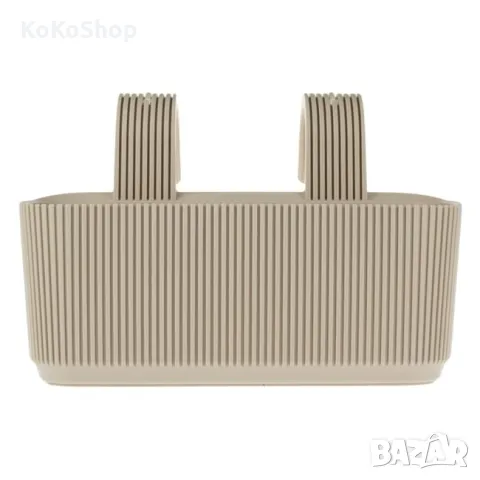 Сандъче за цветя за парапет-29x21x19 см./Кашпа за парапет/кашпа за балкон/кашпа , снимка 2 - Саксии и кашпи - 49711770