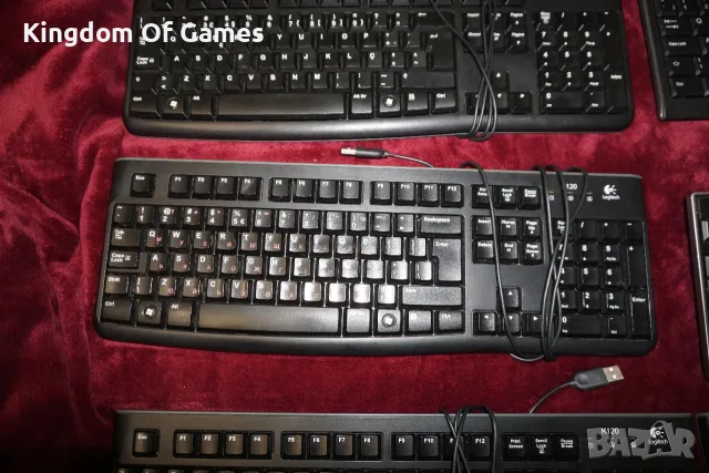 12 Клавиатури Logitech K120/Dell/Fujitsu KB410K/Gembird/Genius/A4Tech за Настолен Компютър , снимка 5 - Клавиатури и мишки - 55501007