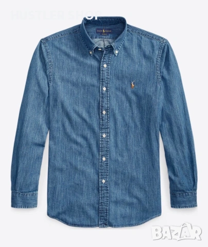 Мъжка дънкова риза RALPH LAUREN. Размер L