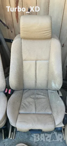 Продавам бежев рекаро салон за BMW E39 комби, снимка 4 - Части - 55892339