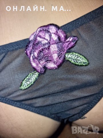 Прашка с бродерия Роза /42-л, снимка 4 - Бельо - 39607339