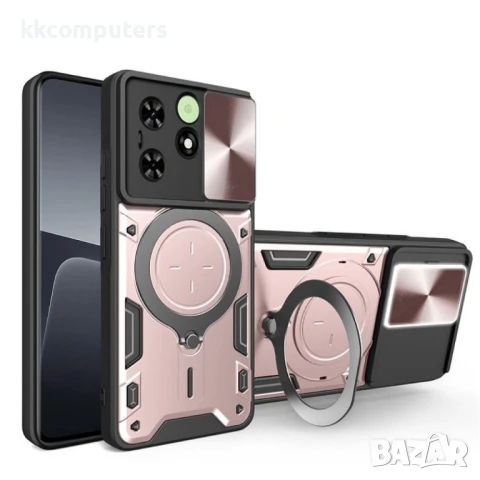 TECNO Spark Go 2024 4G / Spark 20 / Spark 20C / Pop 8 Удароустойчив Ring Holder3/PC+TPU Калъф и Прот, снимка 6 - Калъфи, кейсове - 50952287