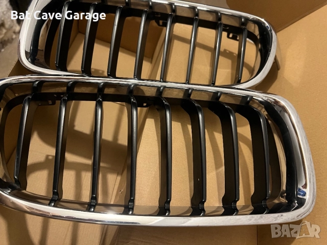 Хромирани перфектни бъбреци за bmw f30 f31 плюс подарък капаци за огледала 