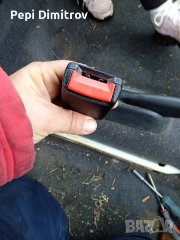 6N0857755B Volkswagen Polo 1997 Държач за предпазен колан (катарама за предпазен колан) - ПРЕДЕН ДЕС, снимка 4 - Части - 52896103