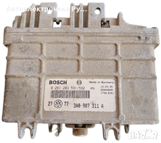 компютър за VW VOLKSWAGEN GOLF 1.8 BOSCH 0 261 203 591/592, 0261203591, 0261203592, 3A0 907 311 A