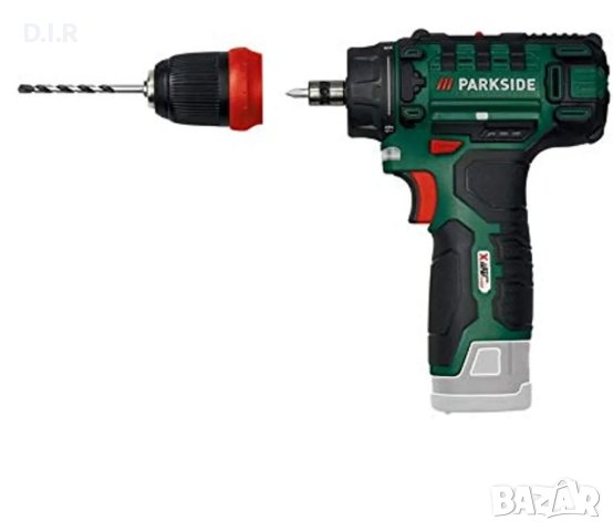PARKSIDE® 12 V акумулаторна бормашина »PBSA 12 D4«, без батерия и зарядно, снимка 1 - Други инструменти - 40615389