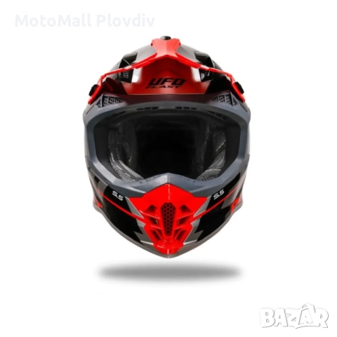 UFO Каска Intrepid Grey, снимка 3 - Аксесоари и консумативи - 51756743