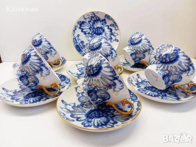 Руски порцелан , снимка 3 - Чаши - 50915390