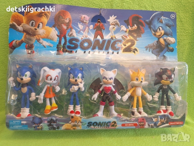 Комплекти с фигурки на Соник, снимка 10 - Фигурки - 52342597