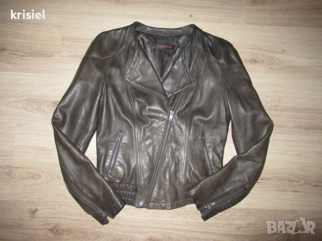 ЕСТЕСТВЕНА КОЖА--ВТАЛЕНО СТРАХОТНО ЯКЕ--S номер