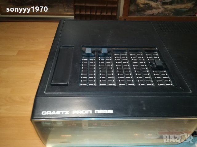 GRAETZ PROFI REGIE-RECEIVER-MADE IN WEST GERMANY 3112210757, снимка 9 - Ресийвъри, усилватели, смесителни пултове - 35282223