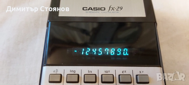 Научен калкулатор Casio fx-29, снимка 2 - Друга електроника - 54245299