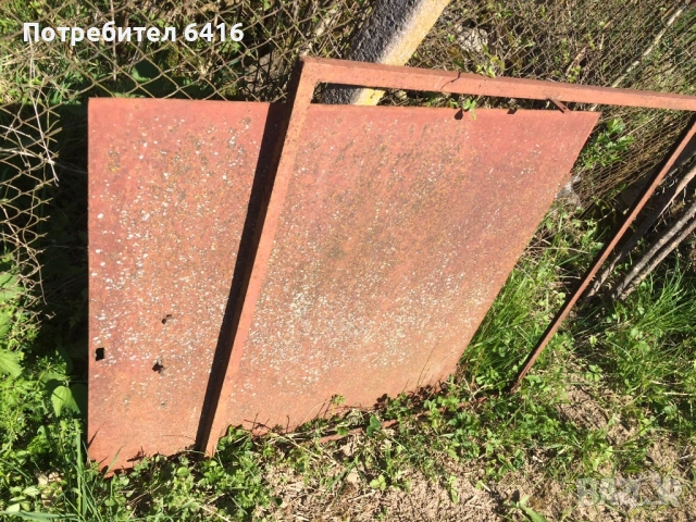 Метален капак за ВиК шахта 100/100