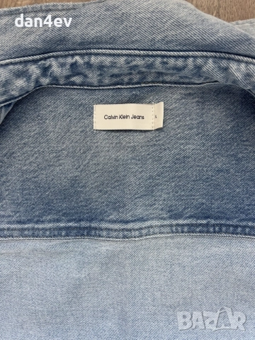 дънкова риза-яке Calvin Klein Jeans, снимка 9 - Ризи - 55950603