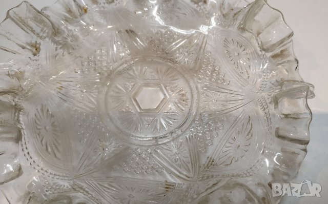 Бяло къдраво стъкло, снимка 9 - Антикварни и старинни предмети - 29675283