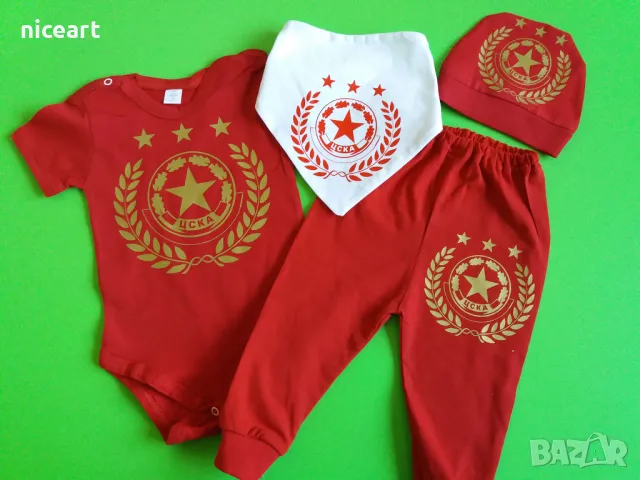 Боди на ЦСКА, снимка 7 - Бодита за бебе - 48656492