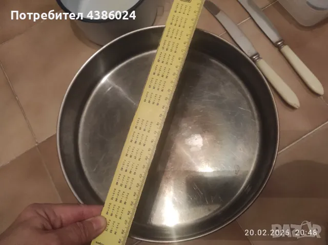 Голям лот кухненски - тиган, тенджера,канчета, ножове евтино!, снимка 7 - Сервизи - 49214055