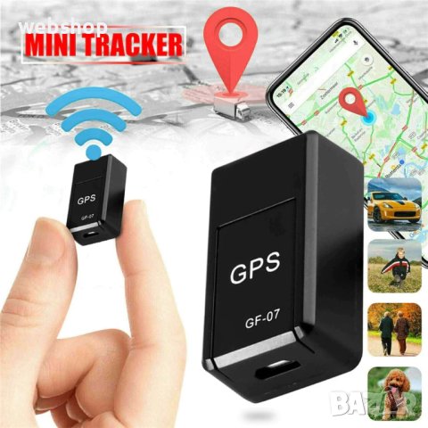 GPS магнитен локатор, предупреждение за местоположение, запис на глас, Onshop, Micro SD, SIM, черен, снимка 1
