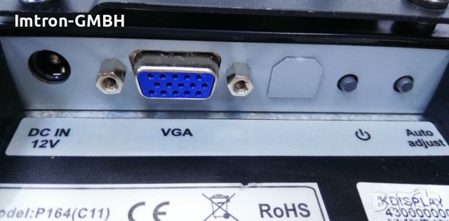Клиентски LED Монитор  Р164  8.4" DC 12V VGA 1280*960, снимка 3 - Друга електроника - 36967443