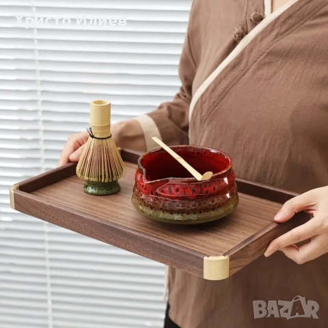 Комплект за чай матча Matcha 4 броя сет Японски матча сет чъсен купа лъжичка, снимка 9 - Други стоки за дома - 52089185