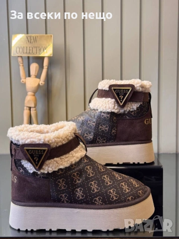 Guess Дамски Зимни Меки И Топли Боти Гес - Налични Различни Цветове Код E1173, снимка 12 - Дамски боти - 53226861
