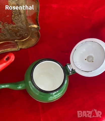 Емайлирани Котленица, джезве и чайниче, снимка 5 - Съдове за готвене - 44724530
