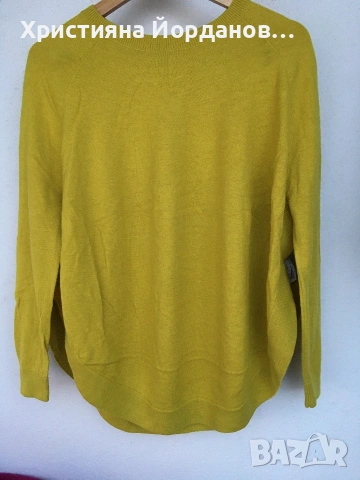 COS пуловер тип пончо вълна и кашмир, С , снимка 3 - Блузи с дълъг ръкав и пуловери - 53156238