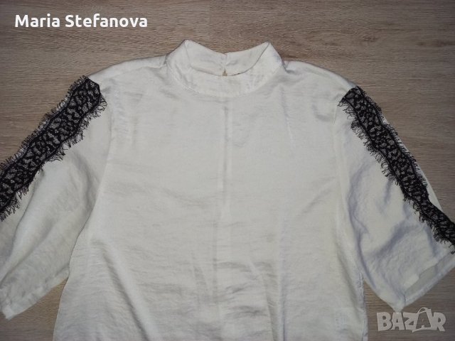 Елегантна бяла блуза , снимка 2 - Ризи - 34331961