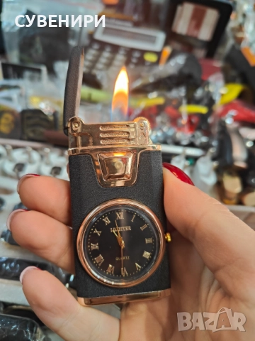 Газова запалка с вграден кварцов часовник , снимка 8 - Запалки - 52440766
