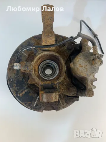 Преден десен шенкел лагер главина апарат диск Land Rover Freelander I (98-00)г., снимка 3 - Части - 50362842