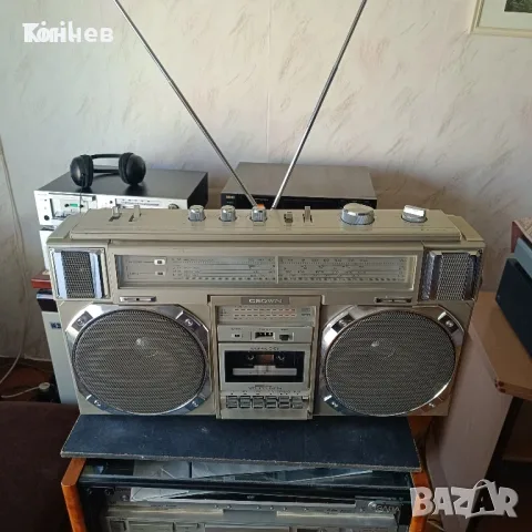 Радиокасетофон Crown CSC-950L, снимка 10 - Радиокасетофони, транзистори - 55769564