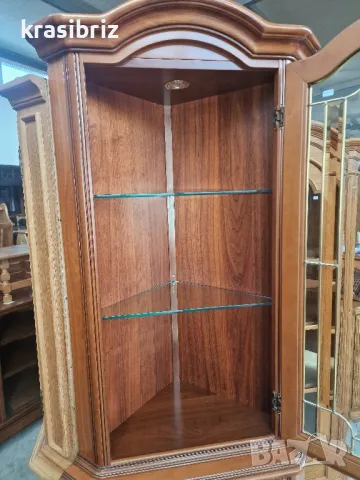 Масивна Ъглова Витрина- внос от Германия! , снимка 6 - Секции и витрини - 48977788