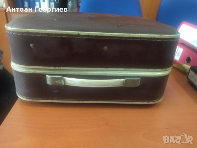 Носим грамофон, куфарче СССР, колекционерски, запазен, снимка 5 - Антикварни и старинни предмети - 40681456