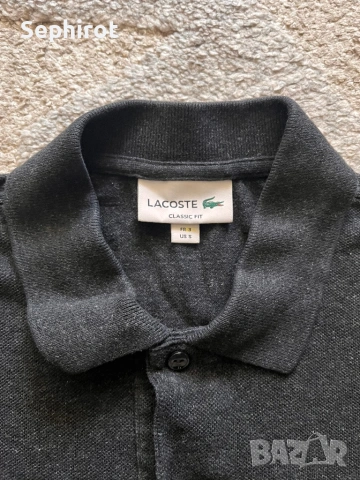 Lacoste Classic Fit поло с дълъг ръкав (L1313), снимка 2 - Блузи - 54099280