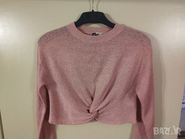 Къса блуза/фин пуловер, S размер , снимка 5 - Блузи с дълъг ръкав и пуловери - 42867579