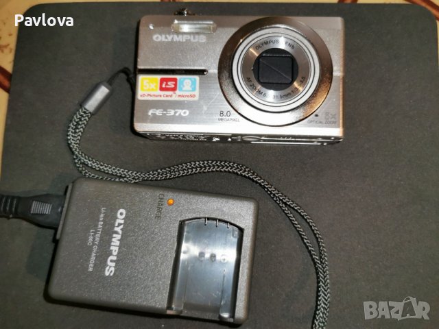 фотоапарат OLIMPUS  като  нов с  зарядно  и  батерия, снимка 1 - Фотоапарати - 33700985