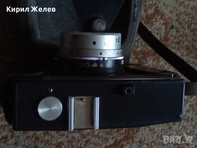 Винтидж Фотоапарат СМЯНА 8М рядък от соца с кожен калъф за КОЛЕКЦИОНЕРИ 51089, снимка 4 - Антикварни и старинни предмети - 52035081