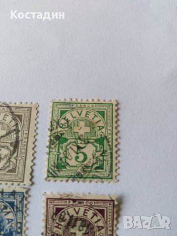 Пощенска марка 6бр-Лот Швейцария, снимка 4 - Филателия - 40019582