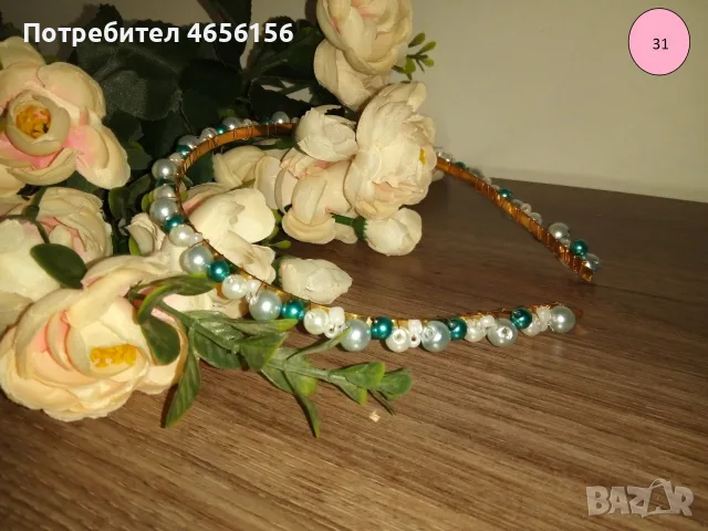 Диадеми с перли и кристали 4 €, снимка 10 - Аксесоари за коса - 56543736