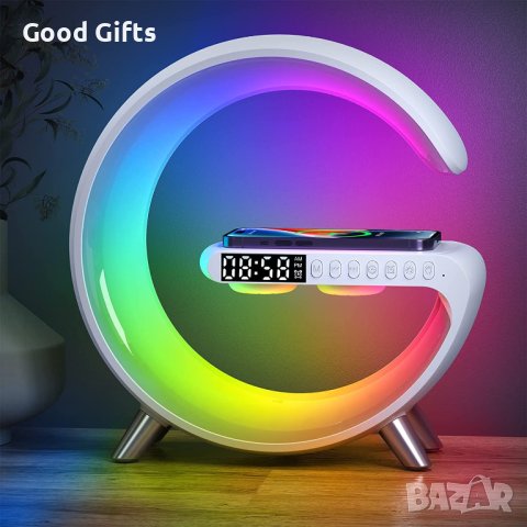 Смарт LED лампа - зарядно с високоговорител и часовник, снимка 10 - Други - 42918854