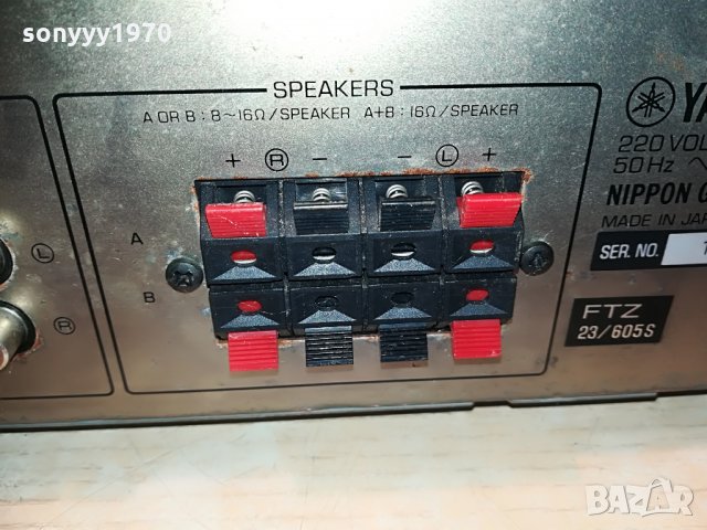 YAMAHA A-420 STEREO AMPLI-MADE IN JAPAN, снимка 16 - Ресийвъри, усилватели, смесителни пултове - 29274500