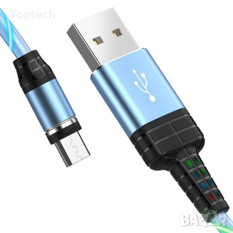 HOCO магнитен кабел USB Ingenious Micro 2A, снимка 1 - USB кабели - 30810159