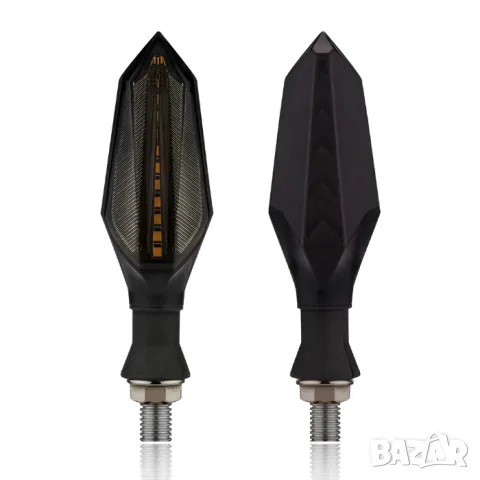 LED мигачи с бяла дневна светлина и жълт сигнал 2 броя, снимка 2 - Аксесоари и консумативи - 55865959