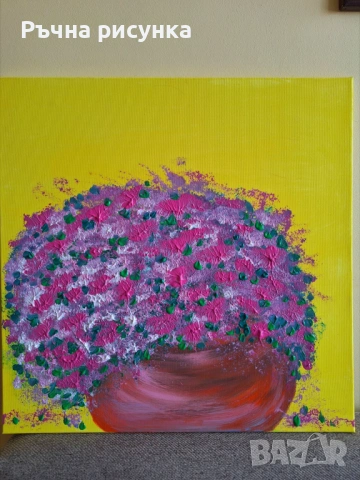 Авторска картина "Букет в сянката"