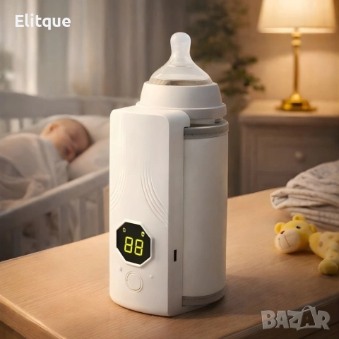 Безжичен подгревател за бебешко шише с дисплей и 6 температурни степени, снимка 3 - Прибори, съдове, шишета и биберони - 53245386