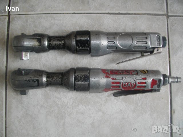 Пневматични:Тресчотка-Англ-GAY/ф150мм Ексцентър Виброшлайф Parkside-Немски/Българска Отвертка Нова, снимка 3 - Други инструменти - 40605520