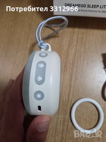 Dreamegg Sleep Lite D11, преносима машина за бял шум за бебета, която включва 21 успокояващи звука , снимка 3 - Други - 56025551