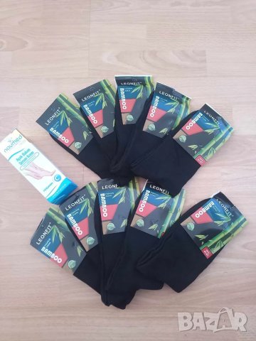 Промо комплект 10 чифта бамбукови чорапи + серум за крака, снимка 1