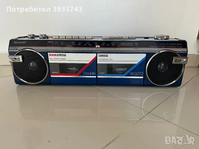 Sharp WQ 272 Japan ПРОМОЦИЯ, снимка 2 - Радиокасетофони, транзистори - 56381822