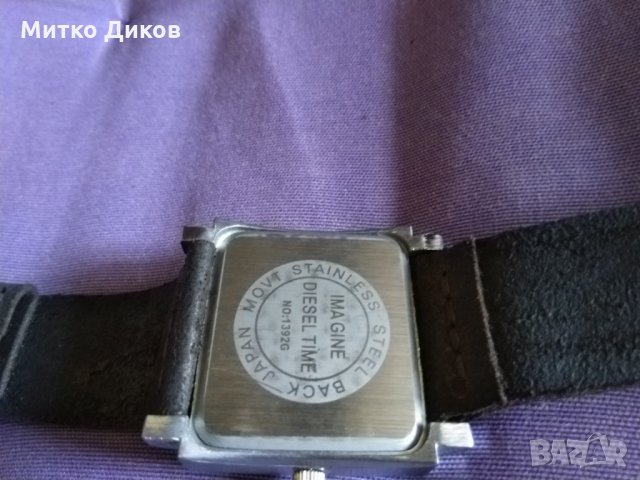 Дизел часовник кварцов каишка нова естествена кожа, снимка 6 - Мъжки - 29428014